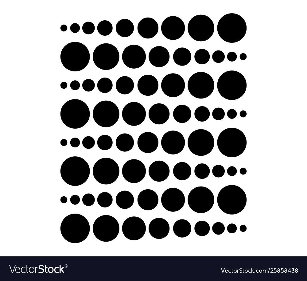 Dot line halftone pattern design dotted background vector image Dot line halftone pattern design dotted background