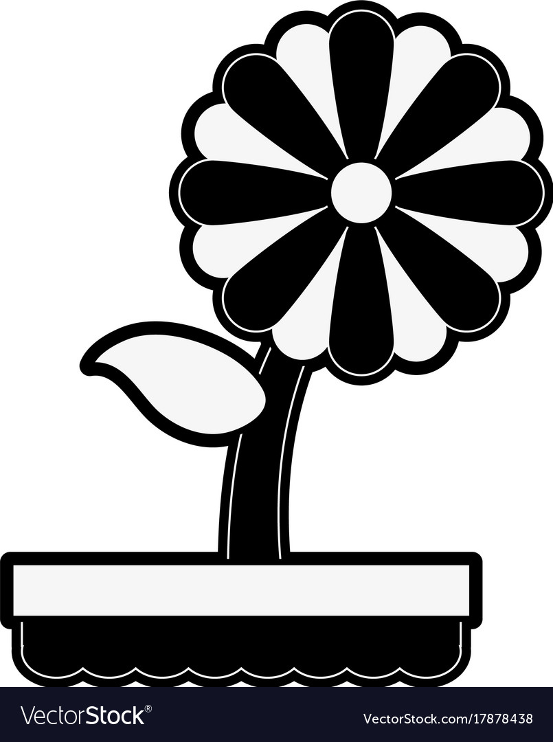 Flower in pot icon image