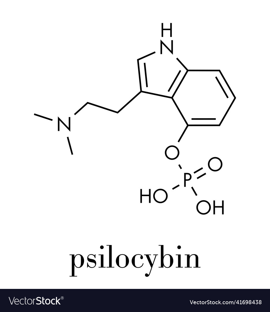 Psilocybin psychedelic mushroom molecule prodrug