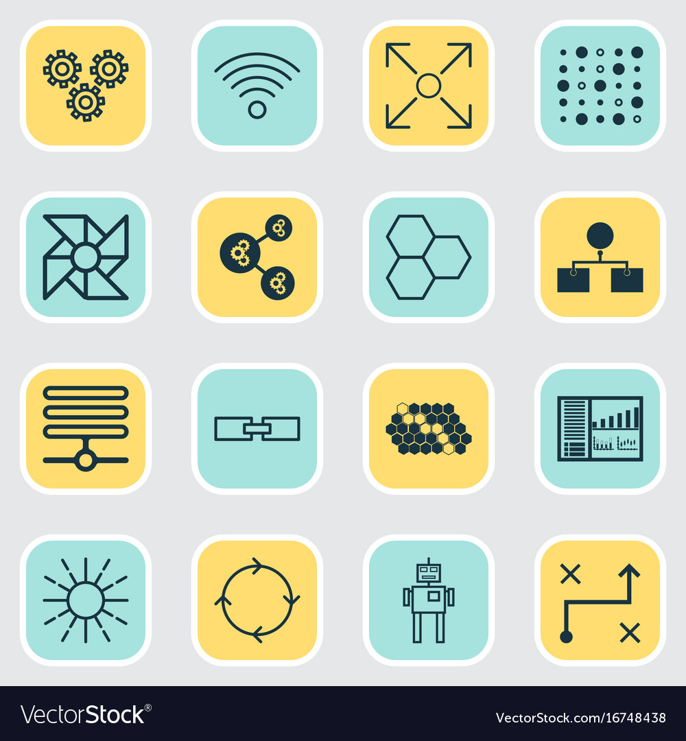 Robotics Icon Set - Technology & Systems