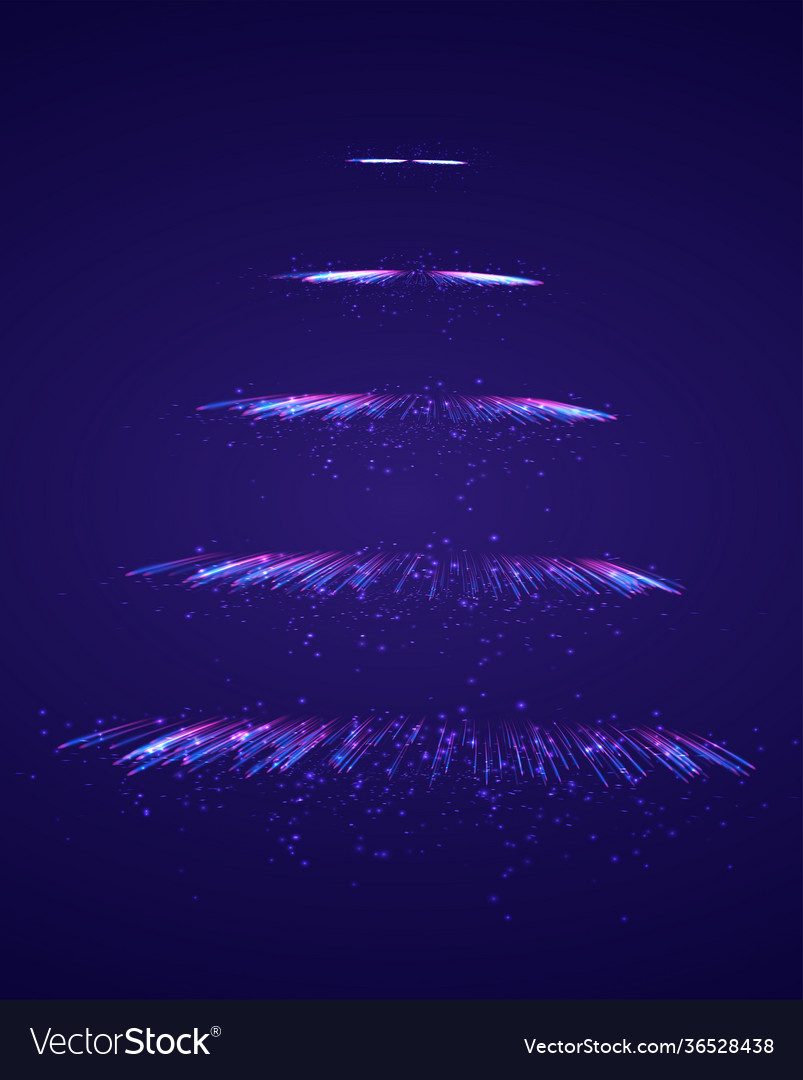 Set different stages a firework explosion vector image Set different stages a firework explosion