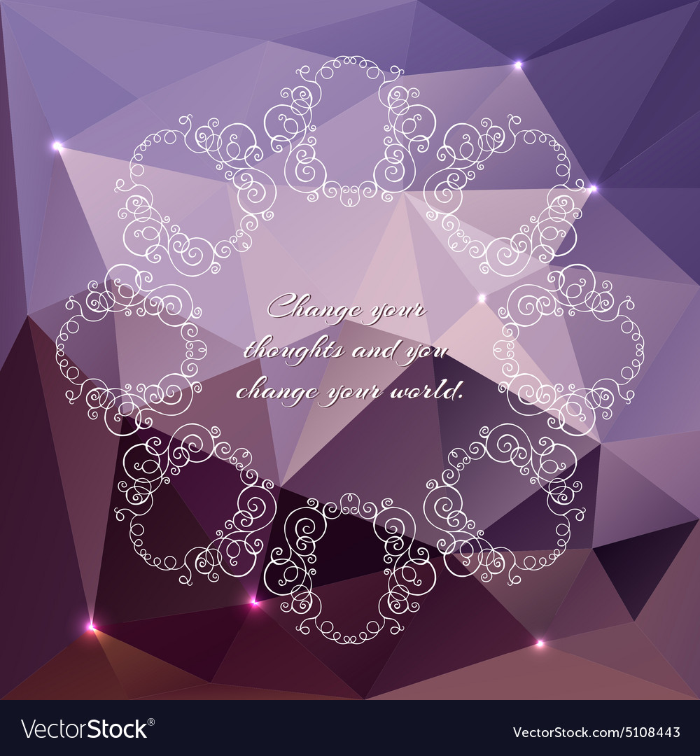 Background with geometric shapes triangle mosaic