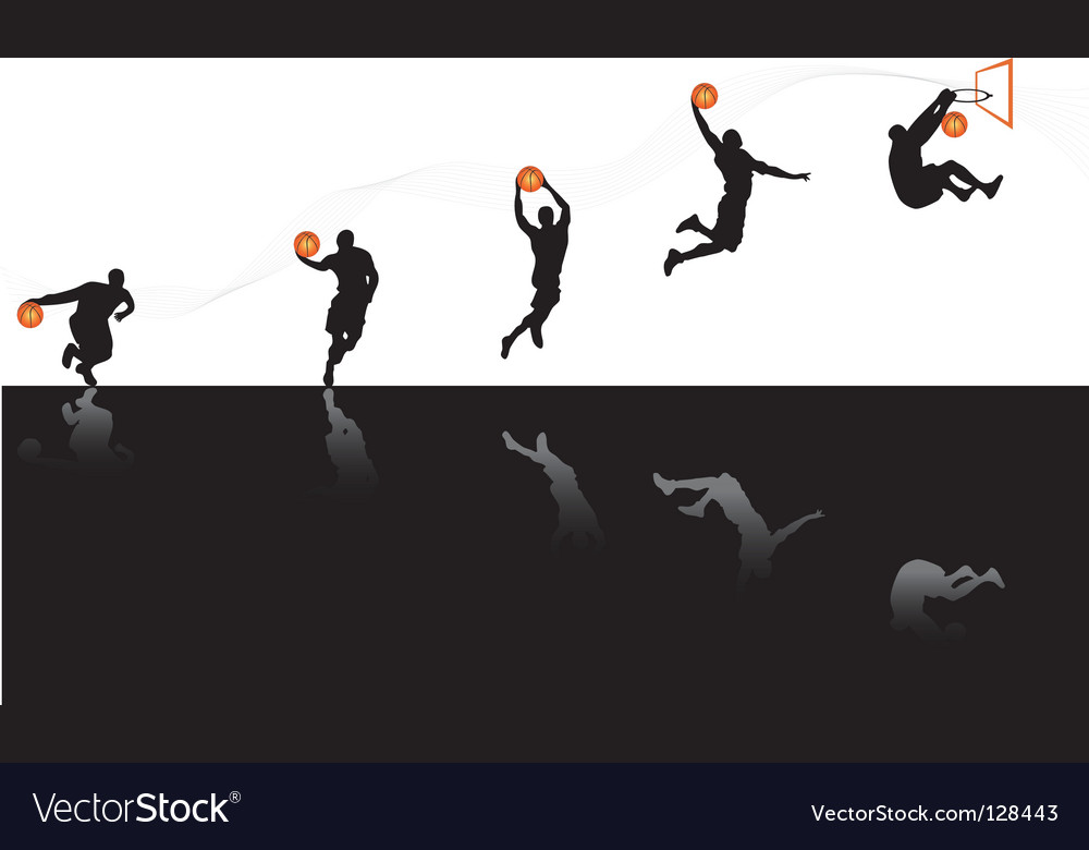 Basketball Player Dunking