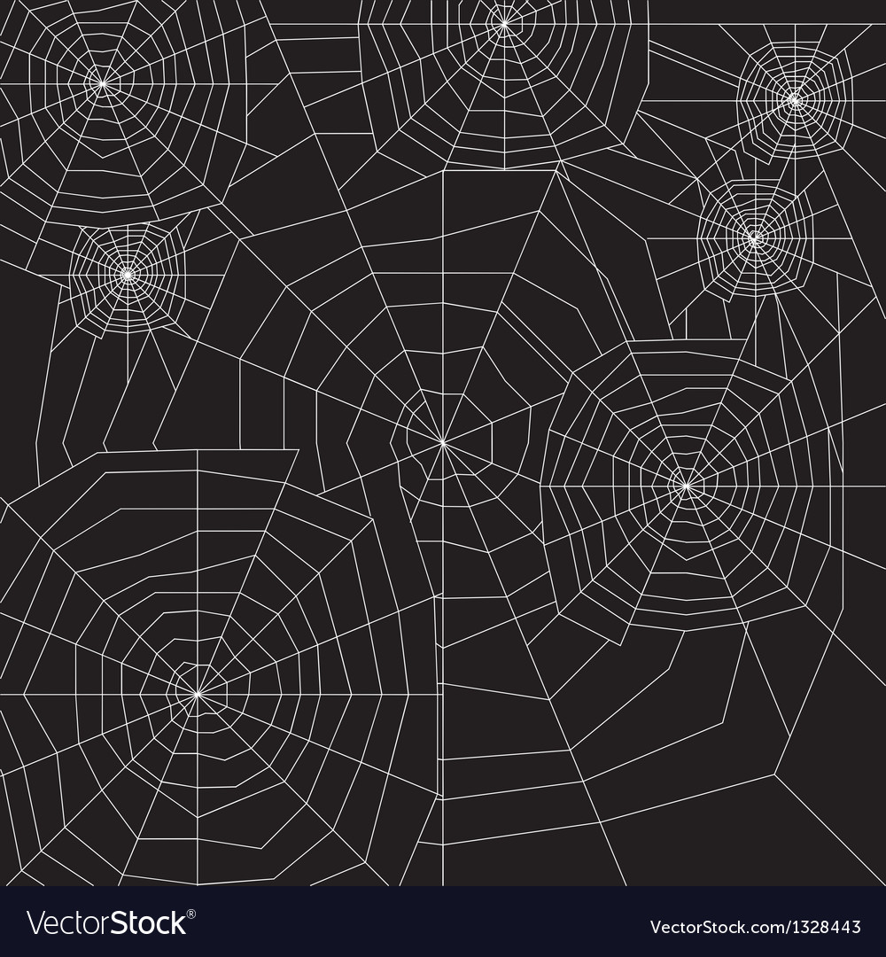 Cobweb silhouette Royalty Free Vector Image - VectorStock