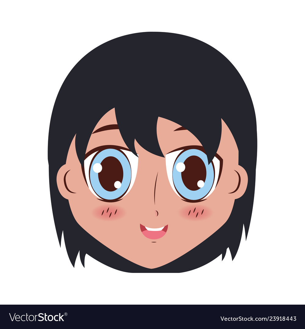 Anime male avatar Royalty Free Vector Image - VectorStock