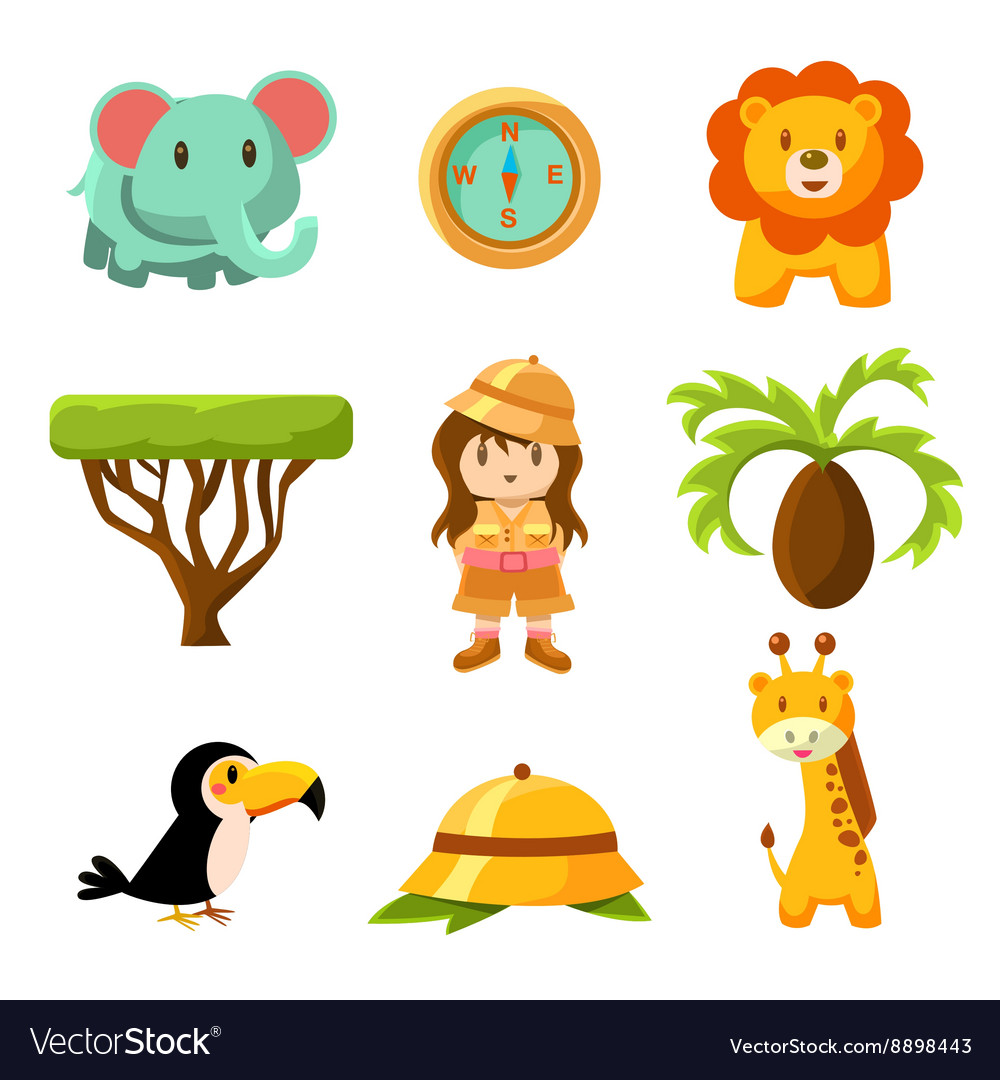 Girl african explorer