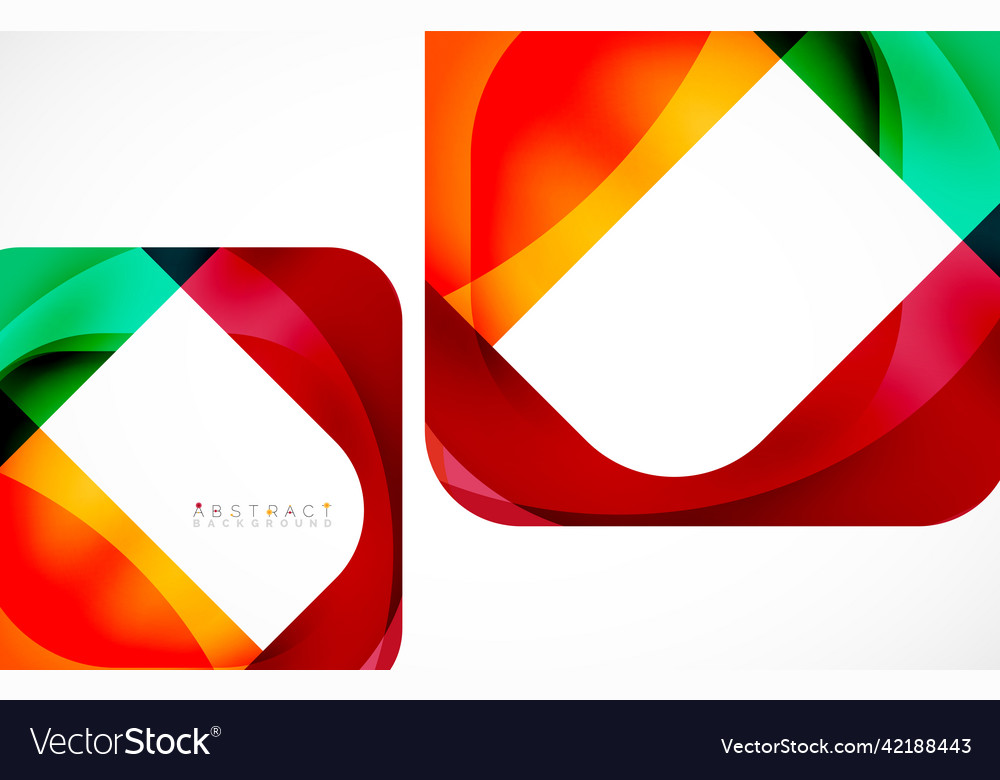 Minimal background abstract square shape vector image Minimal background abstract square shape
