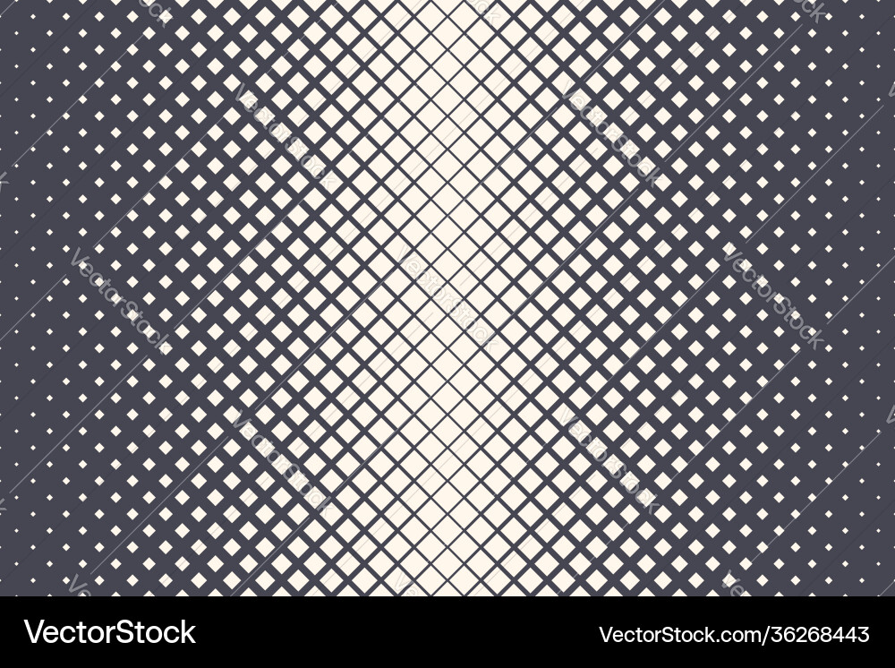 Rhombus halftone pattern abstract geometric Vector Image