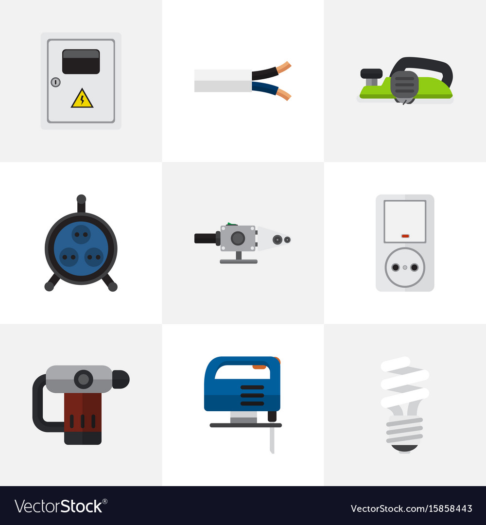 Set of 9 editable instruments icons includes