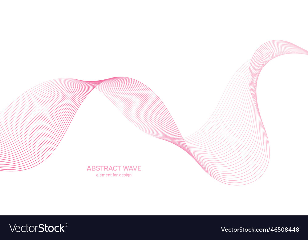 Abstract colorful wave element for design digital Vector Image Abstract colorful wave element for design digital