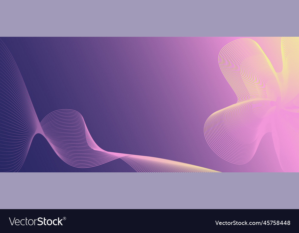 Abstract geometric background with wave lines