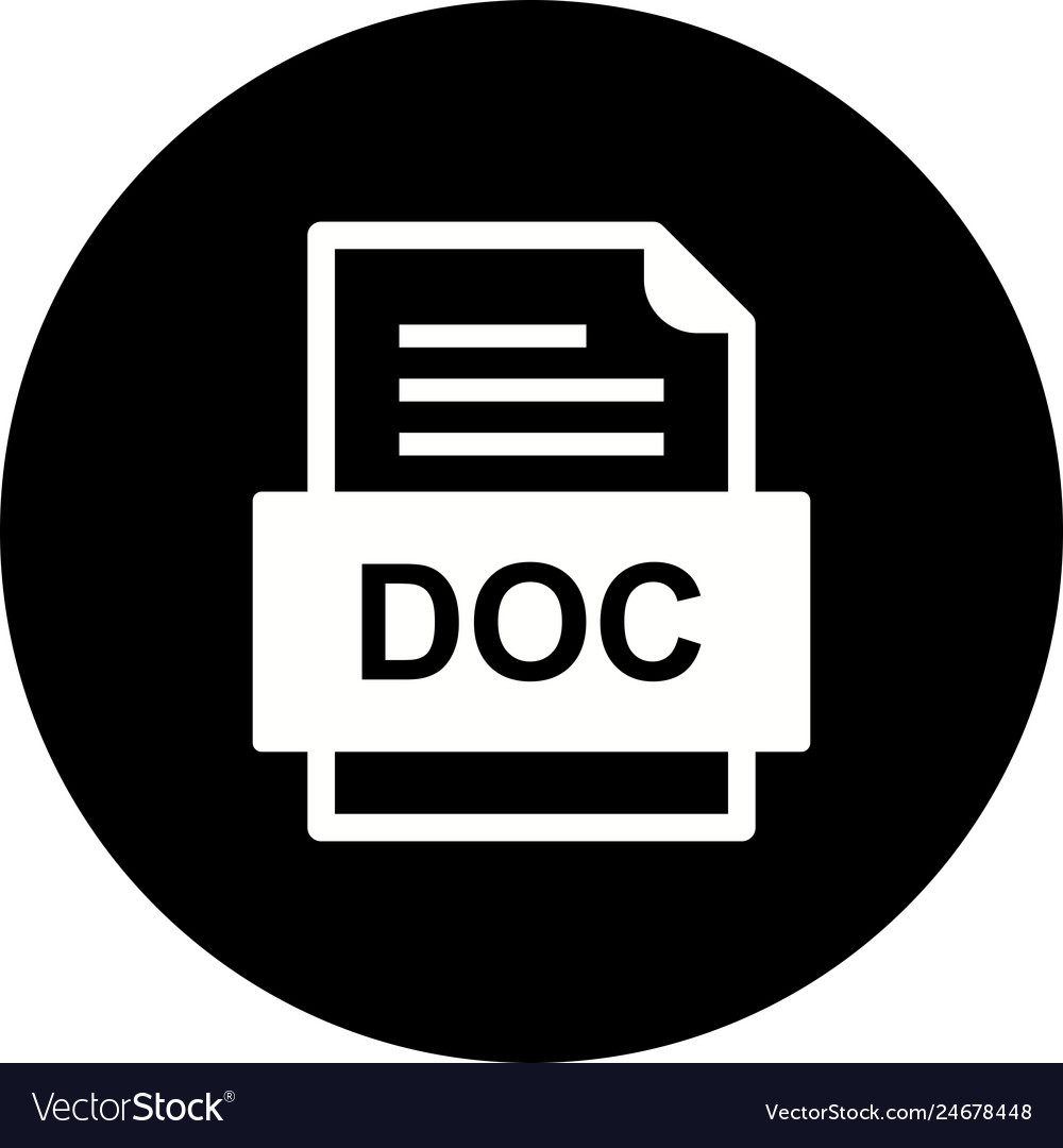 Doc file document icon