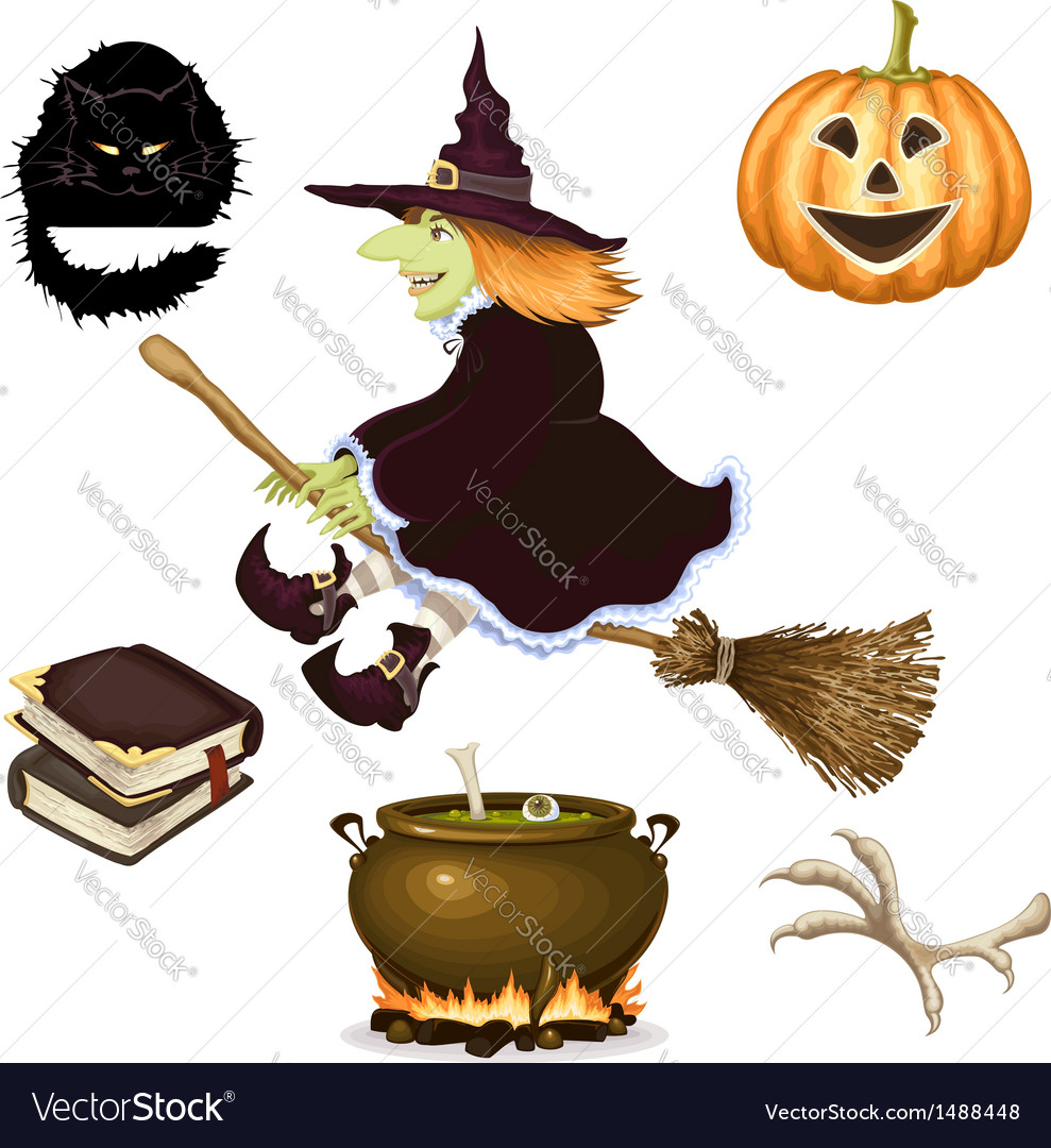 Halloween icon set