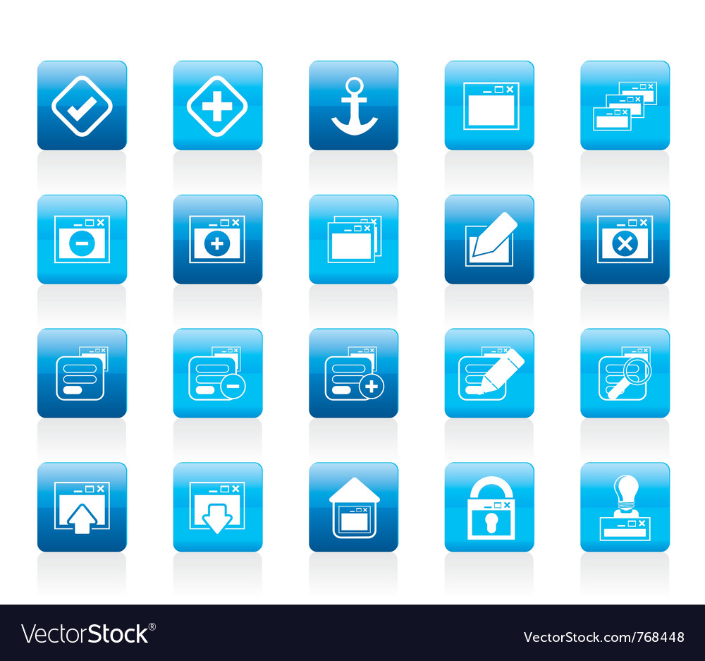 Server and computer icon