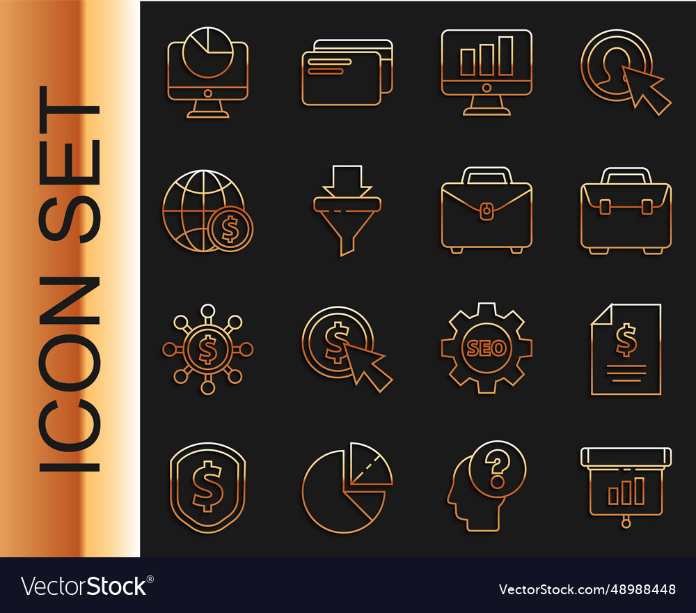 Set line graph chart diagram infographic contract vector image Set line graph chart diagram infographic contract