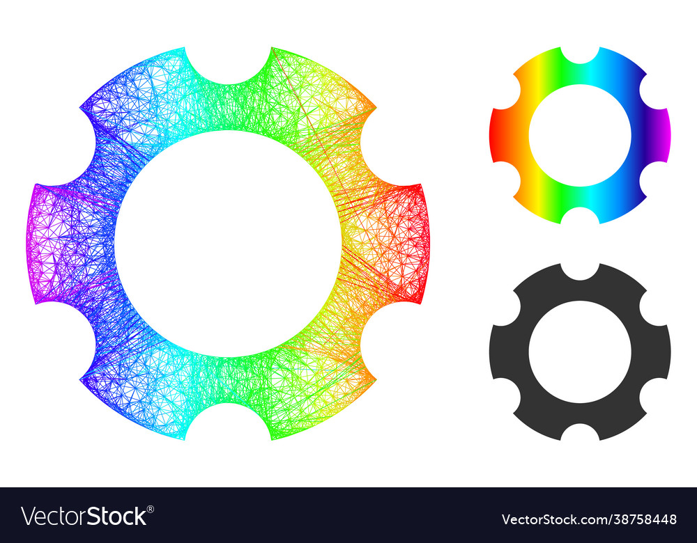 Spectrum net gradient gear icon