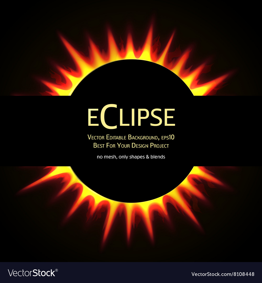total-eclipse-of-the-sun-royalty-free-vector-image