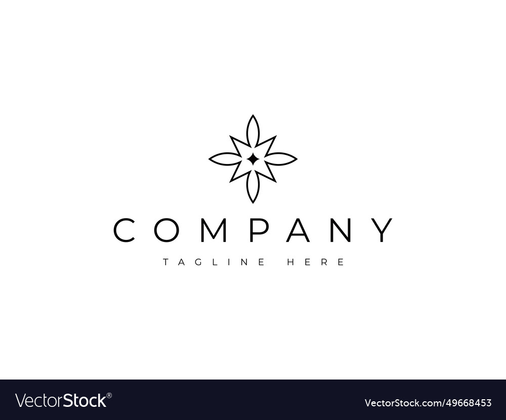 Abstrakte elegante Schönheit Blume Logo Design vector image Abstrakte elegante Schönheit Blume Logo Design