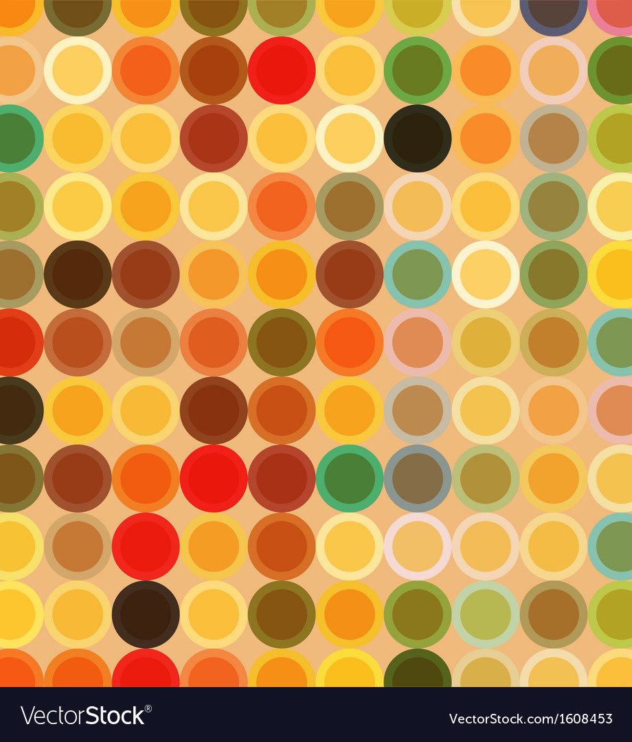Background is a circle with many colors