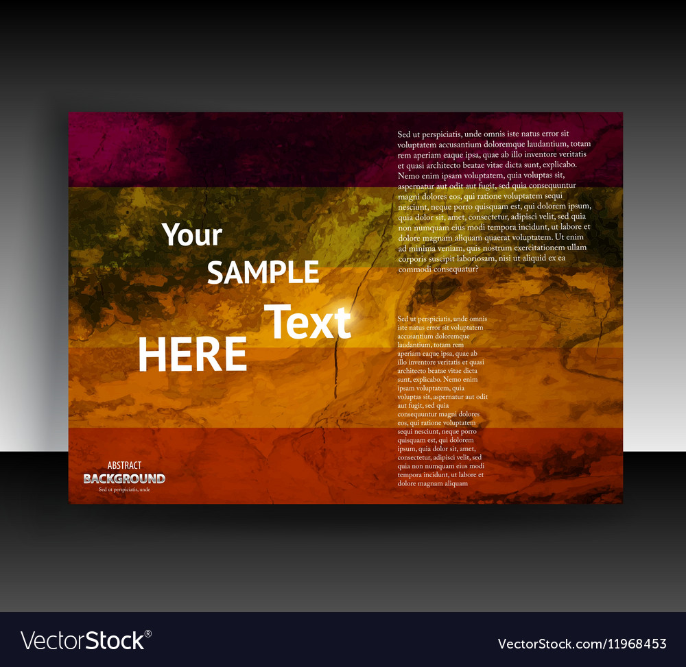Brochure And Pamphlet Template Royalty Free Vector Image