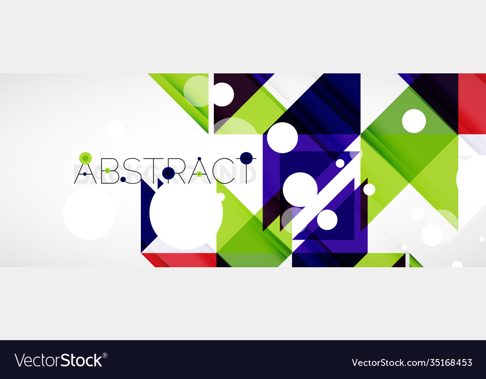 Geometric abstract background techno color
