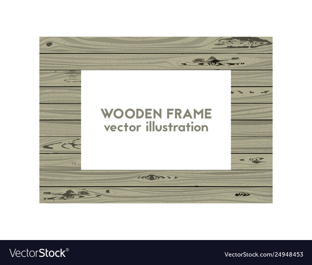 Rectangular old frame Vector Image Rectangular old frame