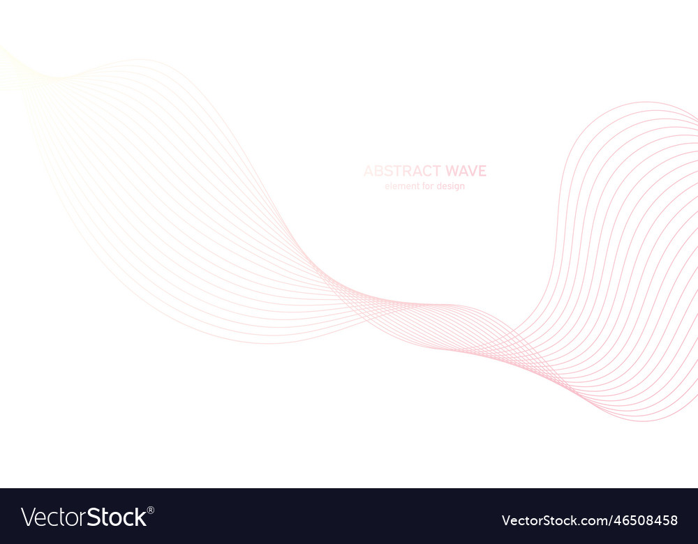 Abstract colorful wave element for design digital vector image Abstract colorful wave element for design digital