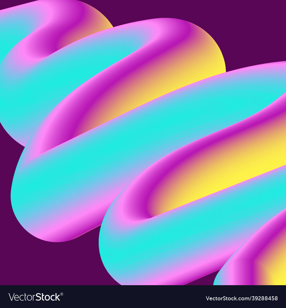 Abstract liquid gradient background in 3d vector image Abstract liquid gradient background in 3d