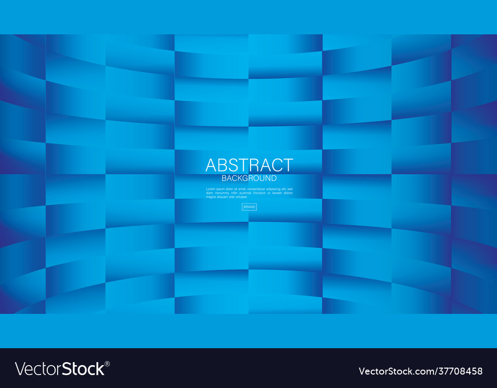 Blue abstract background- square pattern vector image Blue abstract background- square pattern