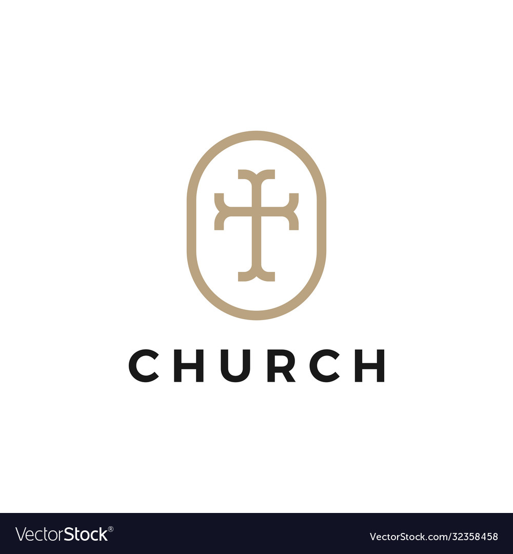 Church logo icon Royalty Free Vector Image - VectorStock