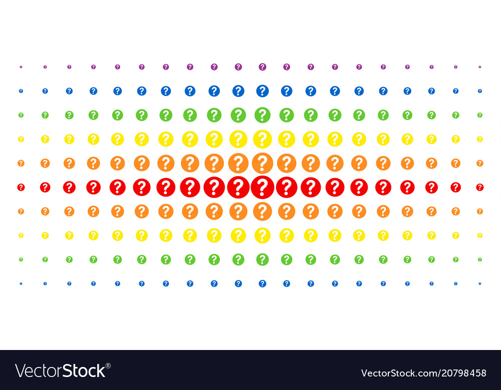 Query spectral halftone array