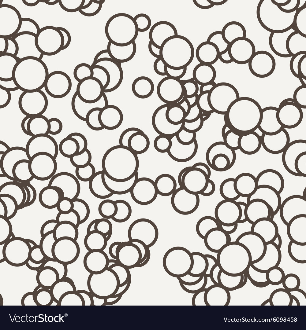 Seamless pattern of contour circles