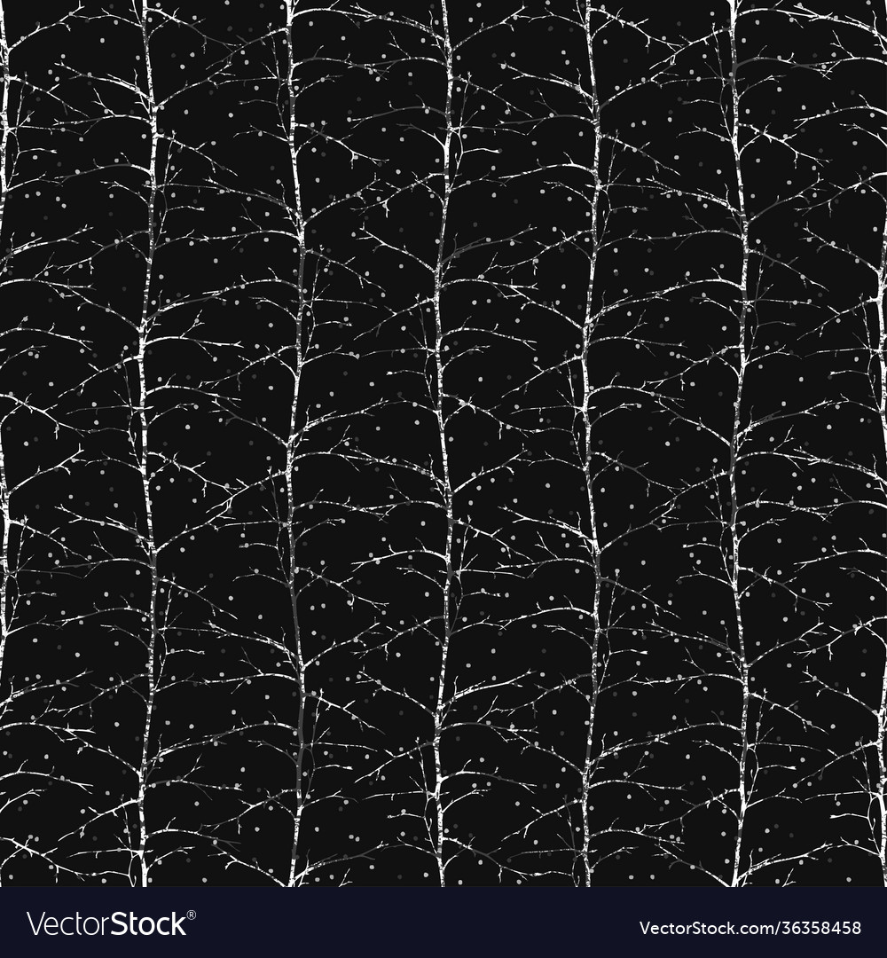 Seamless pattern trees with branches
