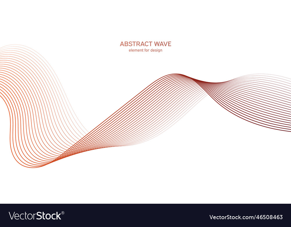 Abstract colorful wave element for design digital Vector Image Abstract colorful wave element for design digital