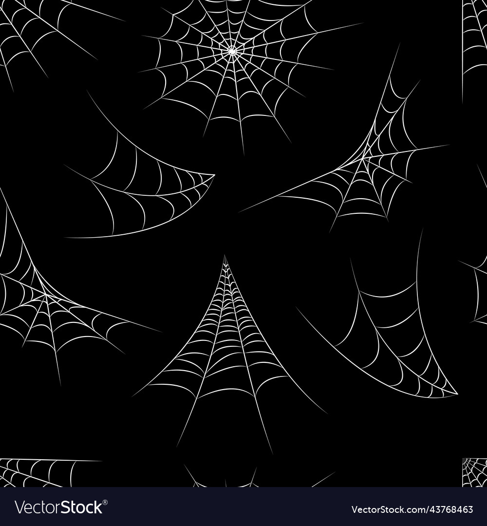 Spiders web endless background line art Vector Image Spiders web endless background line art
