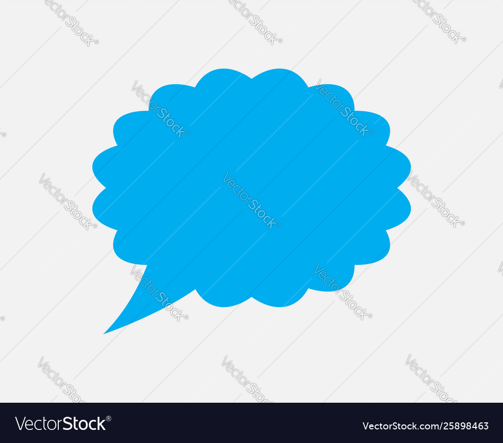 Talk bubble speech icon blank empty bubbles