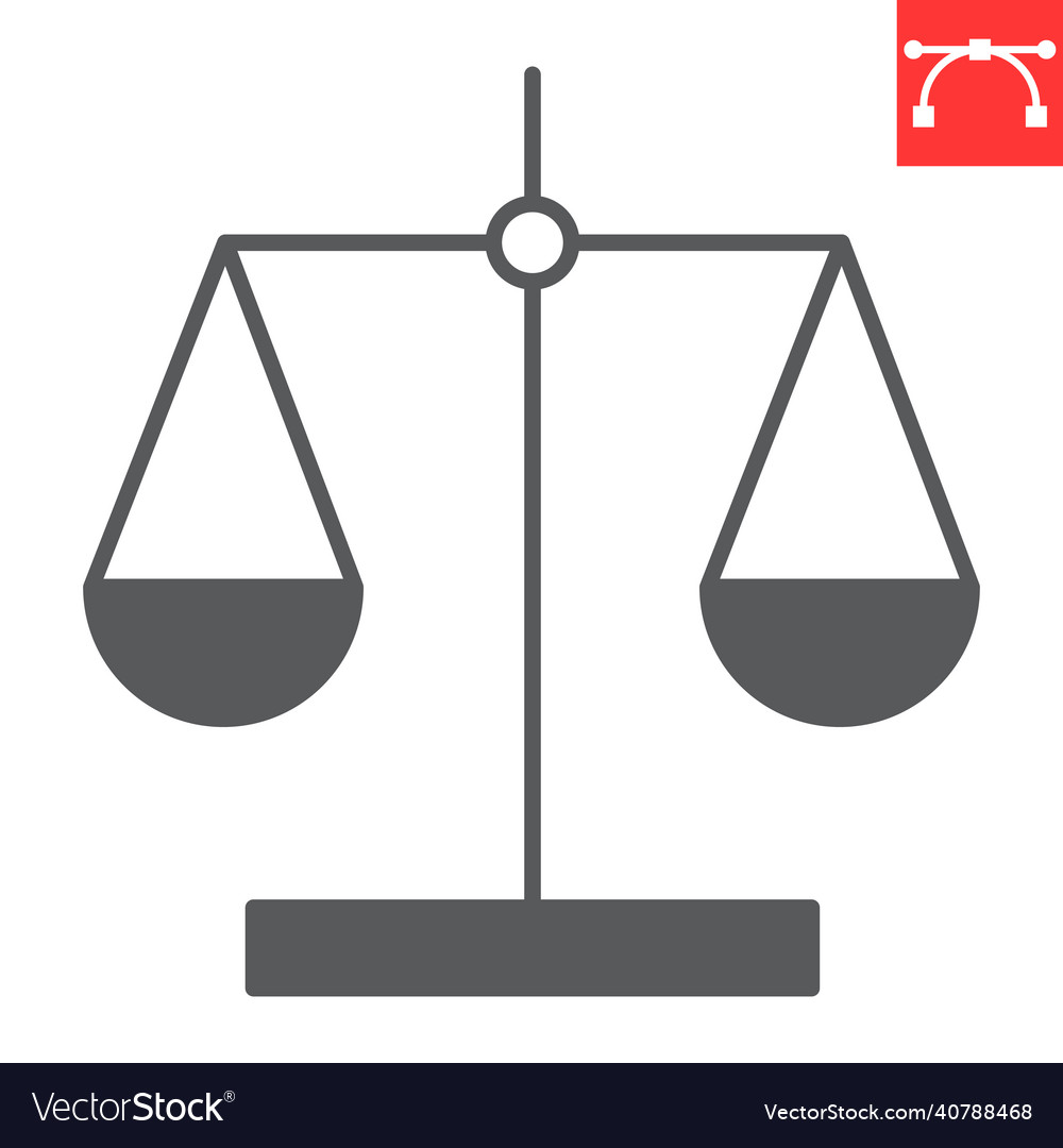 Balance Scale Icon - Justice Theme