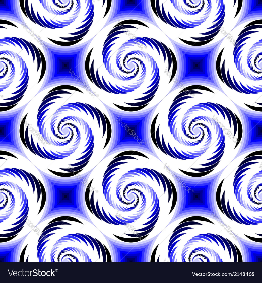 Design seamless colorful spiral geometric pattern
