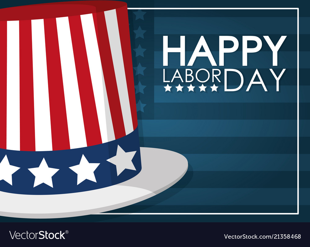 Happy labor day card