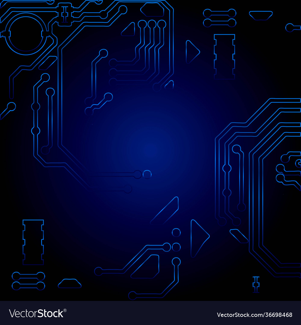 High tech technology geometric and connection Vector Image High tech technology geometric and connection