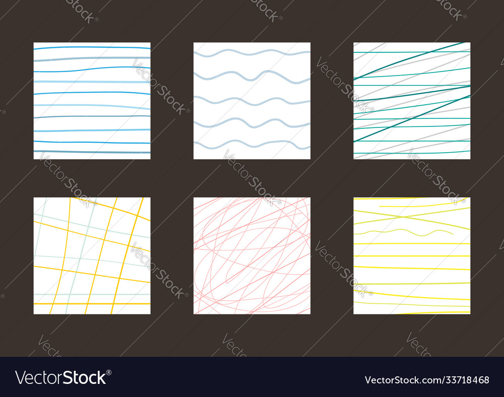 Einfache quadratische Hintergründe Skizze doodle