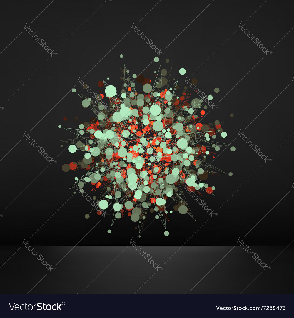 Abstract 3d design element emblem