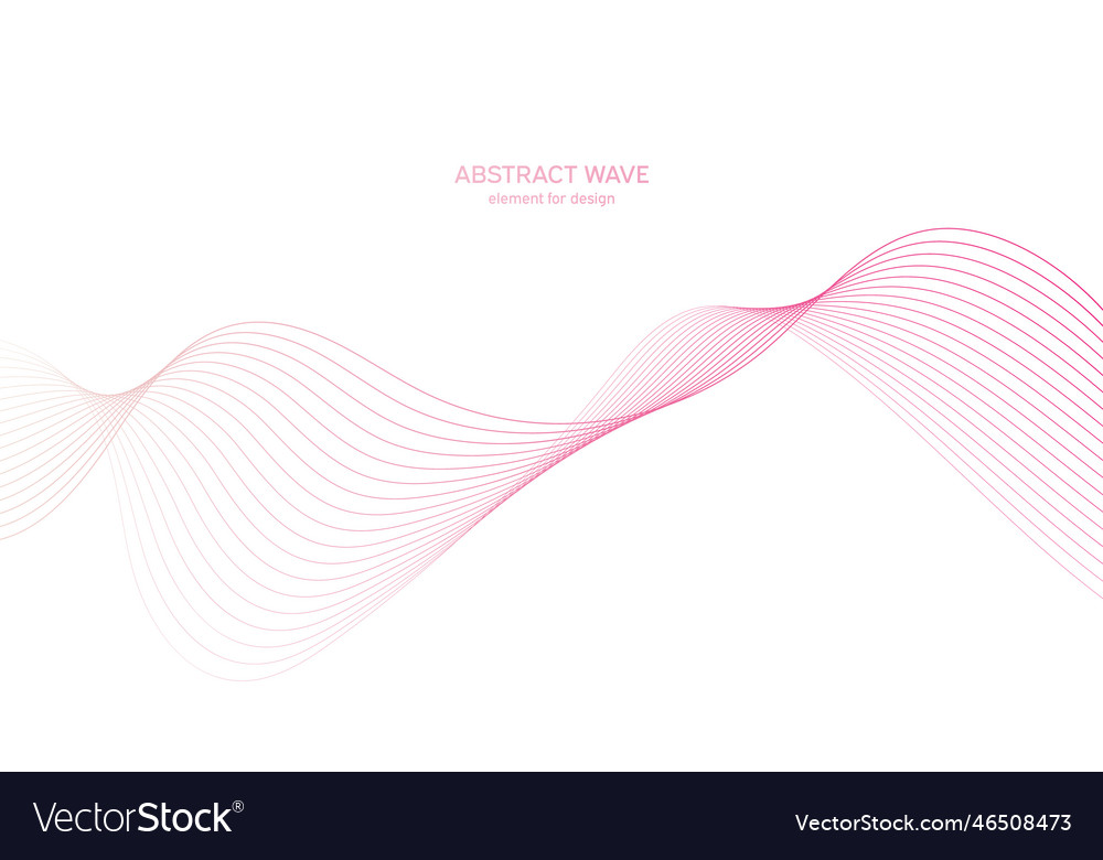 Abstract colorful wave element for design digital Vector Image Abstract colorful wave element for design digital