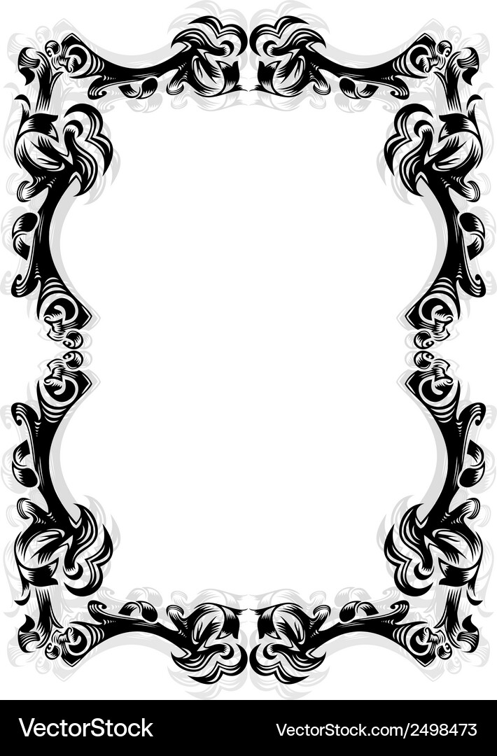 Abstract frame Royalty Free Vector Image - VectorStock