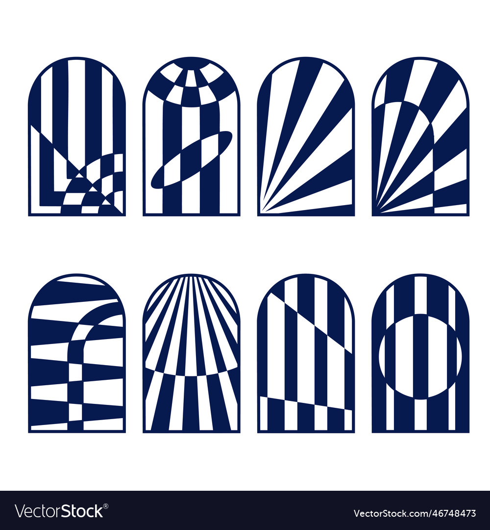 Abstract Geometric Ray Patterns