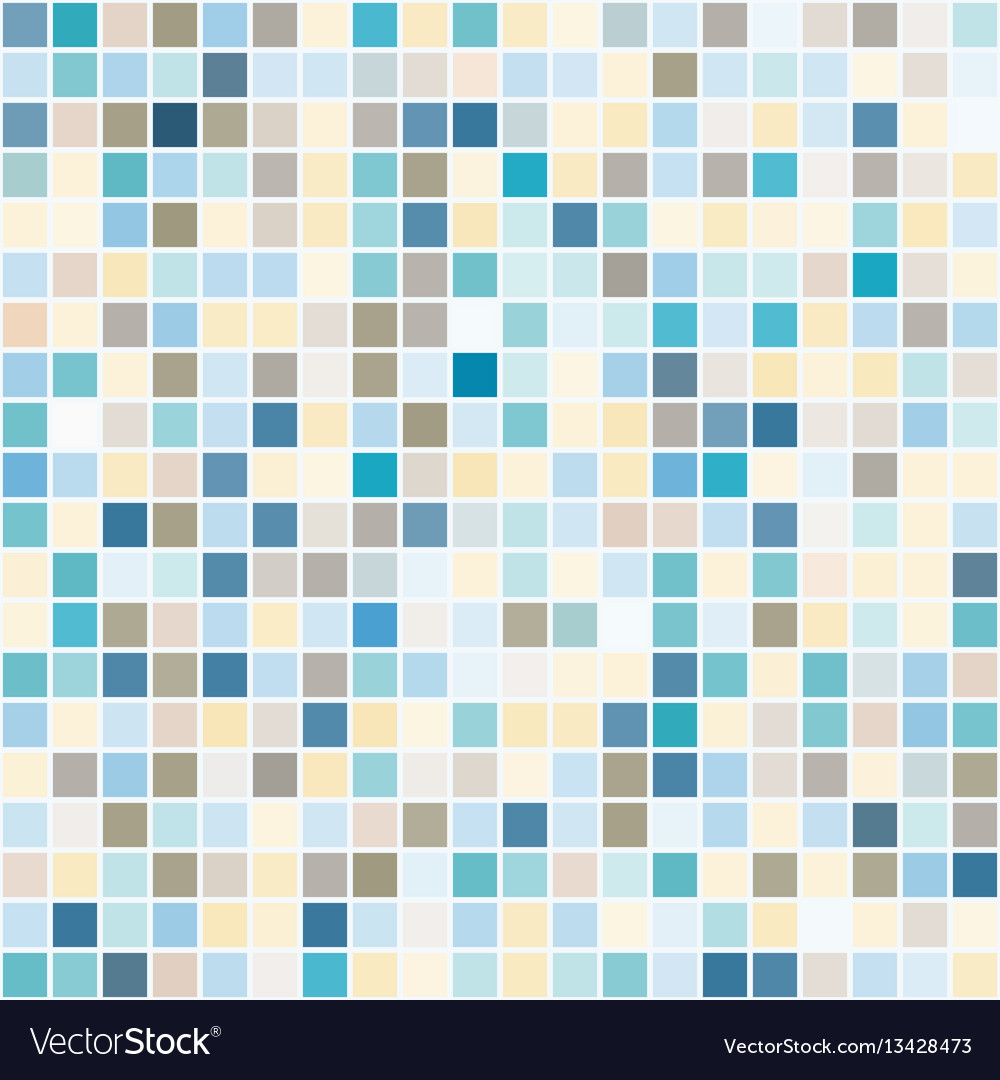 Bright mosaic seamless pattern background square