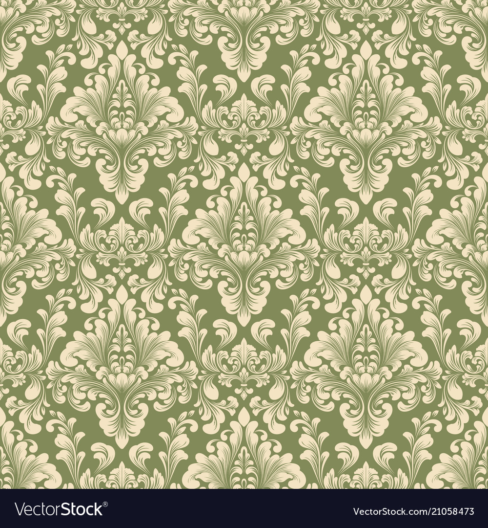 Damask Pattern Background