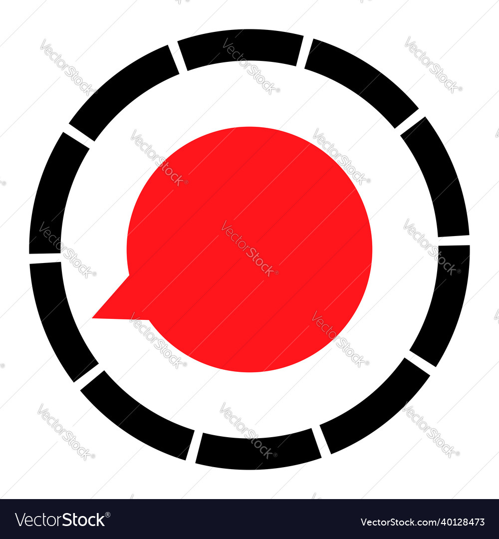 Gauge meter dial icon with different number vector image Gauge meter dial icon with different number