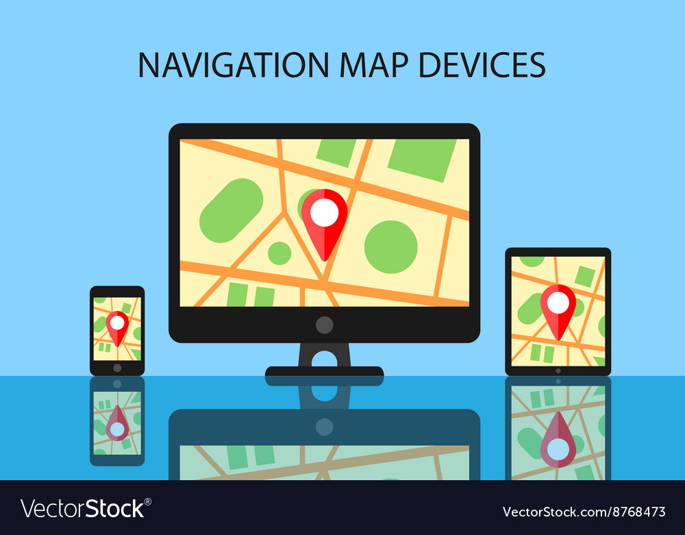 Map and navigation software for modern devices