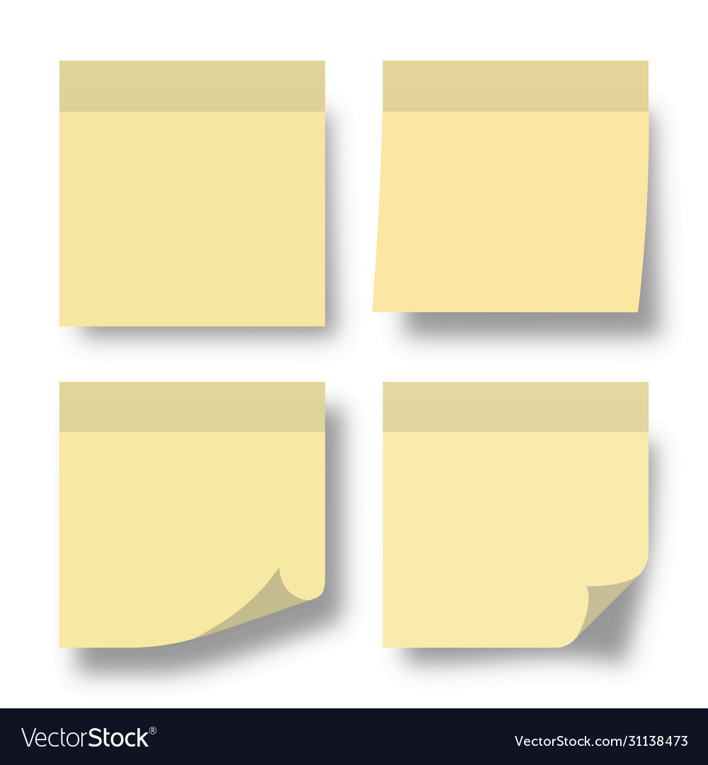 Post note paper memo list pin